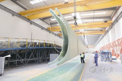 鹽城市大豐區人民政府 項目為王 中船雙瑞風電葉片